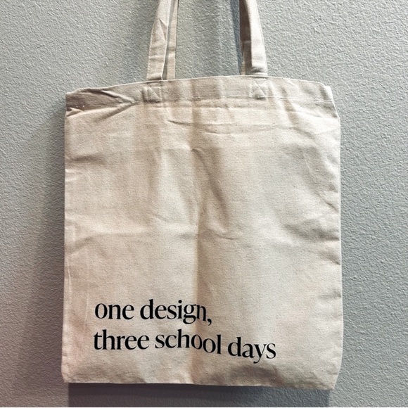 Marcella × CAMFED minimalist neutral canvas tote bag - Picture 4 of 4